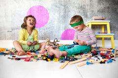 BRIO Builder spanner tool aids precise assembly during play.