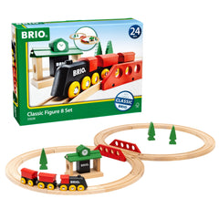 BRIO Classic Figure 8 set train engine for imaginative play and fine motor skills
