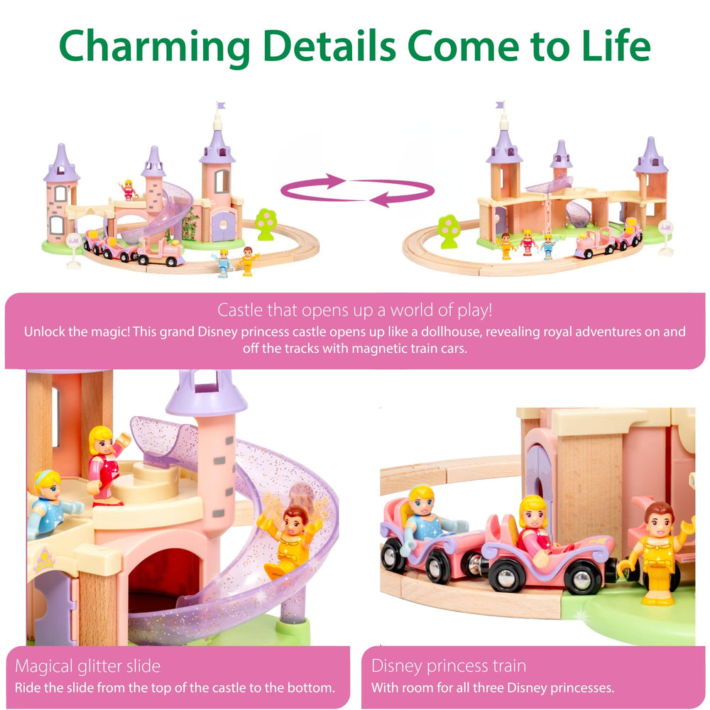 BRIO Disney Princess Castle Set cinderella-figurine sparks imaginative scenes and sharing.