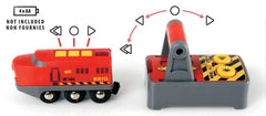 BRIO RC Train forward and reverse supports dynamic storytelling.