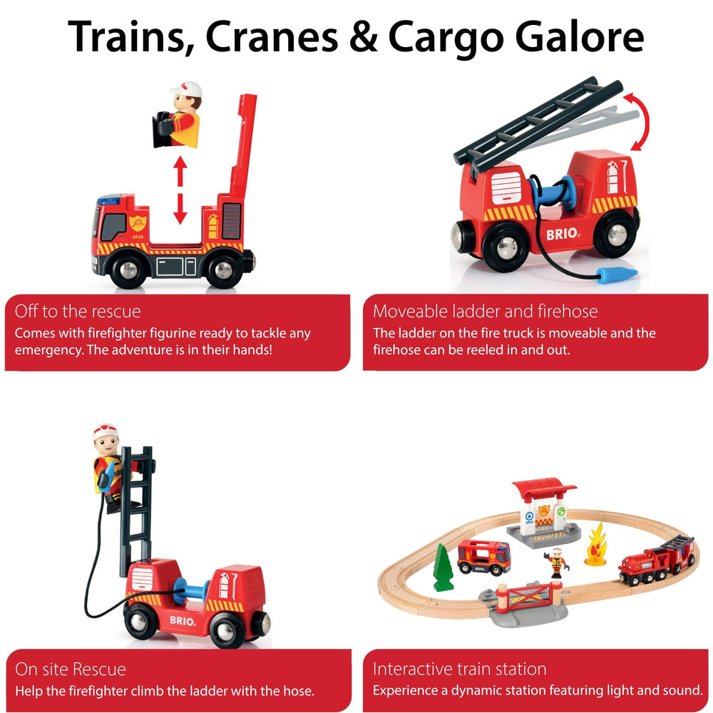 BRIO wooden tracks deliver durable, sustainable play surfaces for sturdy layouts