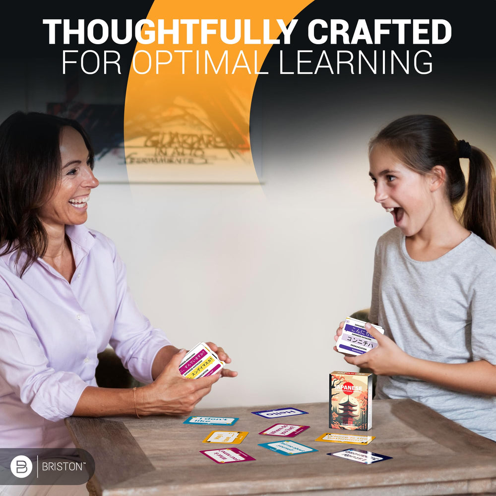 Briston Japanese flash cards gift ready packaging for learners