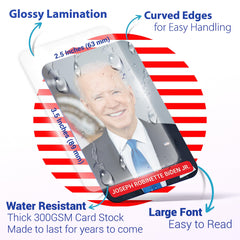 Briston USA Presidents flash cards water-resistant finish boosts classroom durability