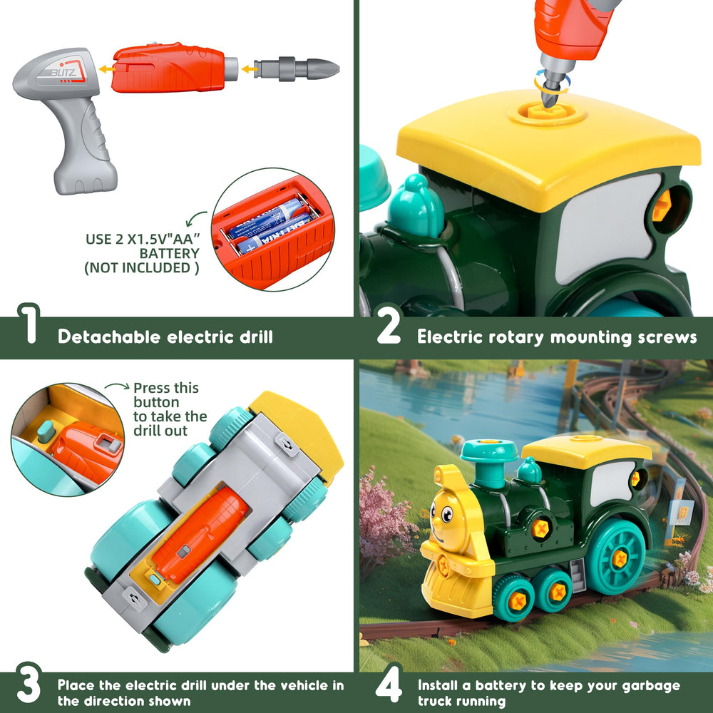 Brixlytoys engine bottom drive switch shows forward and backward motion