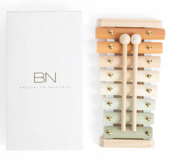 Brooklyn Neutral Xylophone eight-note design for Montessori rhythm development.