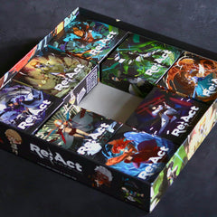 Brother Ming Re;ACT character cards display unique art styles and tactics.