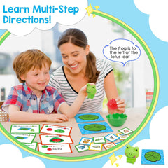 Broytain positional word learning set activity guide offers step-by-step challenges