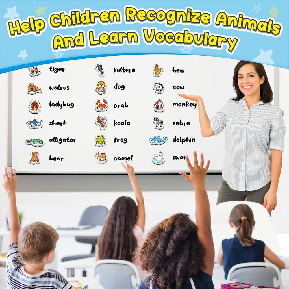 Broytain toddler-friendly animal magnets designed for little hands