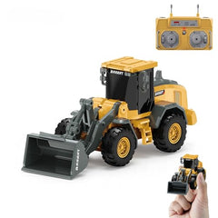 BRRRRT 1/64 RC Bulldozer palm-size design for portable play on the go
