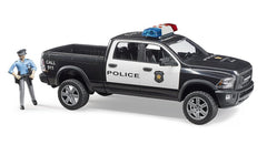 Bruder 02505 RAM 2500 police pickup with outdoor-ready design for action play