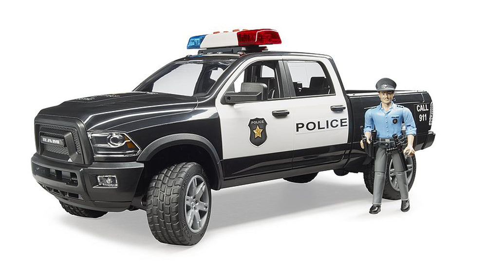 Bruder police pickup roof lights for immersive, realistic play scenarios