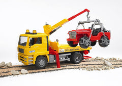 Bruder 02750 cross-country vehicle can be steered for interactive play
