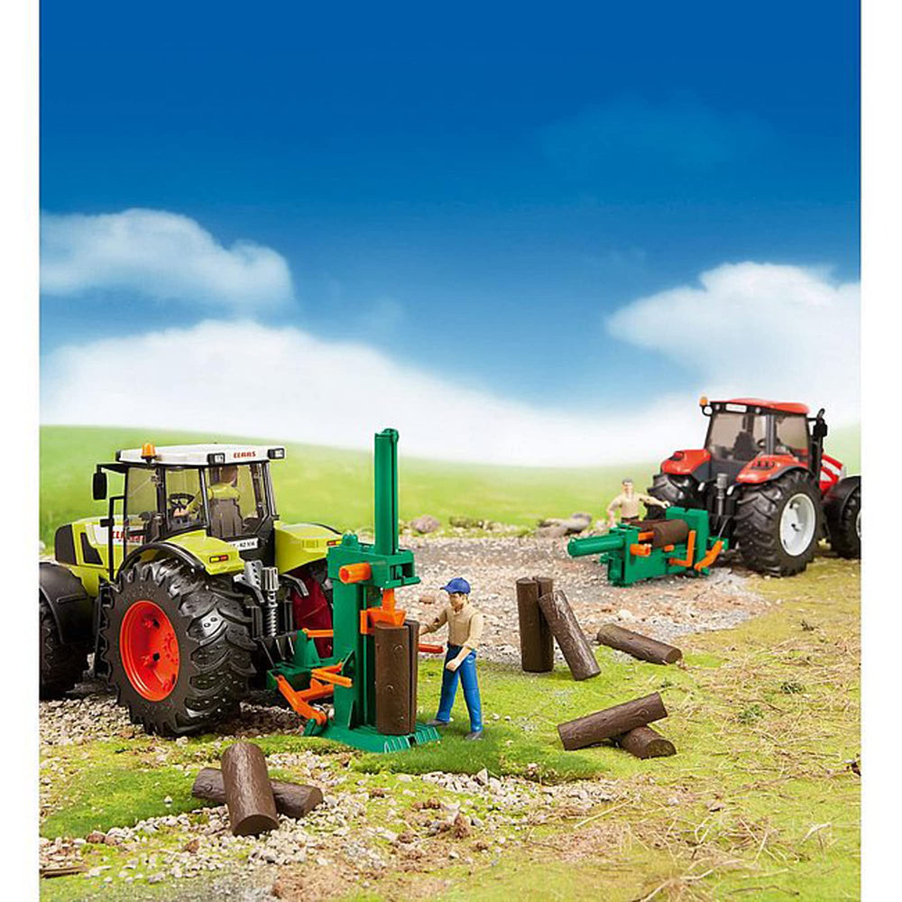 Bruder bworld chainsaw, axe, and tools for action-packed forest play