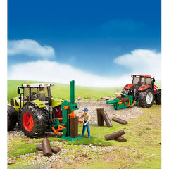 Bruder bworld chainsaw, axe, and tools for action-packed forest play