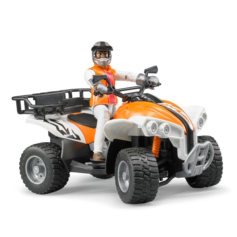 Bruder Quad with Driver side profile, sleek and sporty appearance