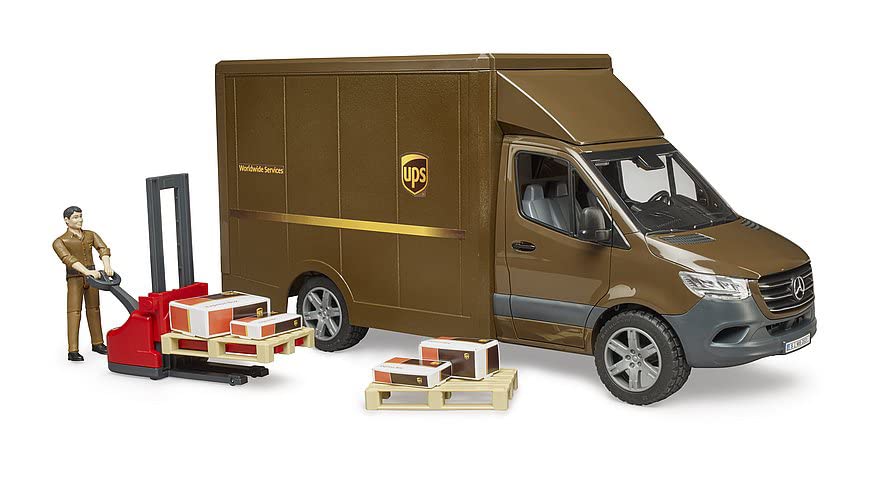 Bruder UPS driver in uniform boosts realism