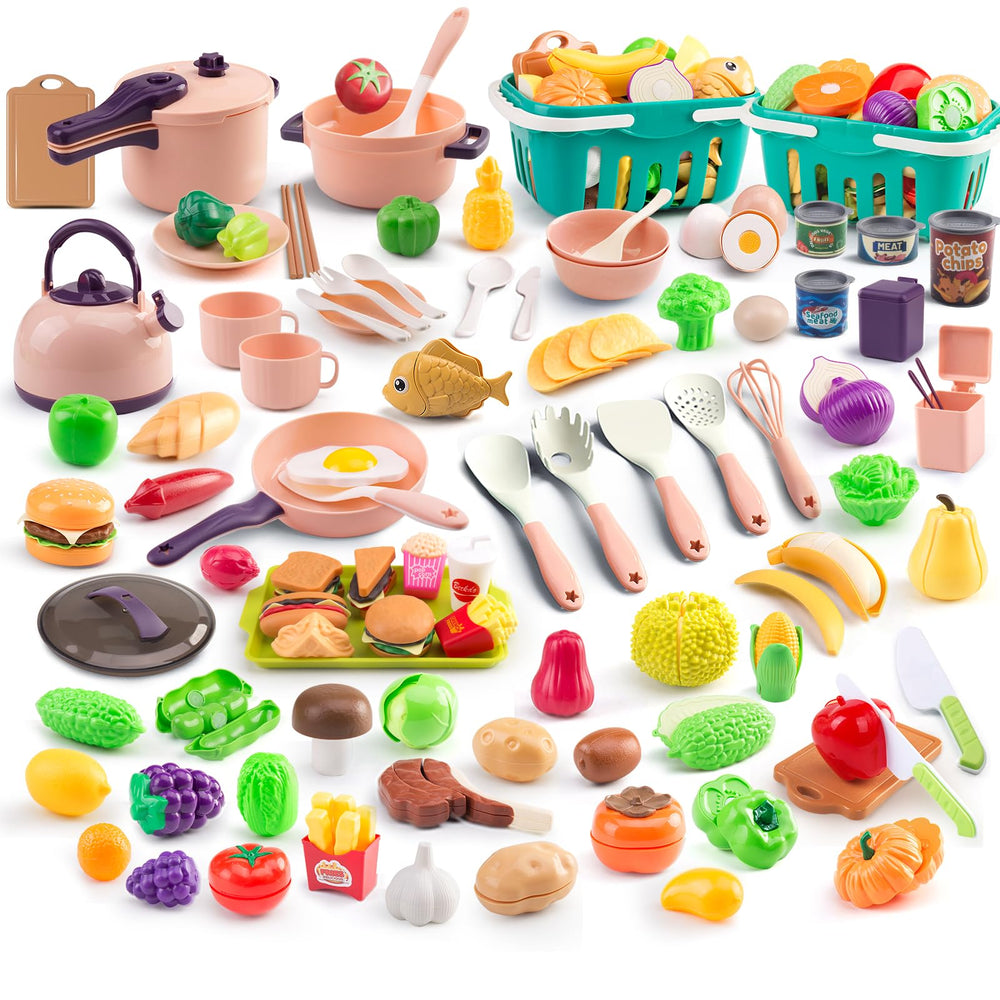 Bruvoalon 200Pcs mini food items for pretend play encourage imaginative cuisine