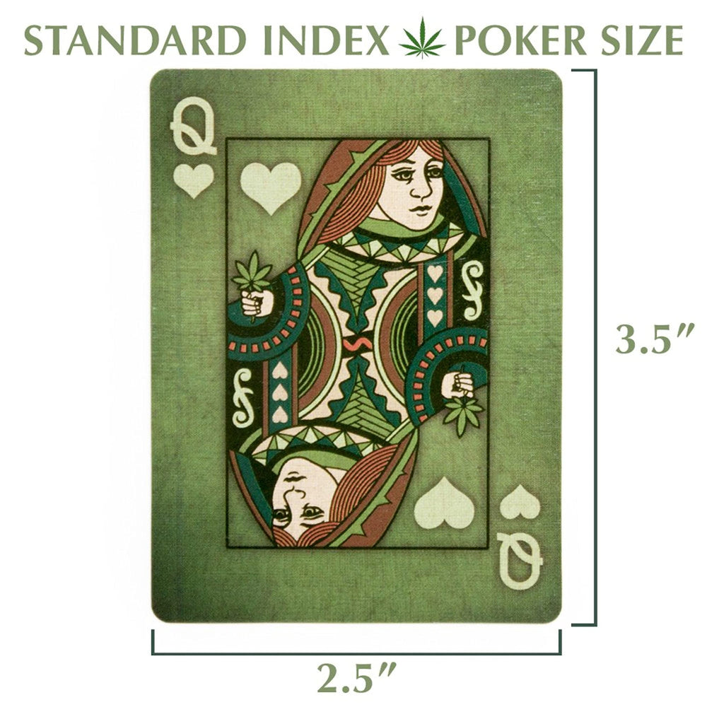 Brybelly Aces High poker-wide size 2-5 inches for comfortable handling