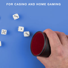 Brybelly dice cup dimensions 3.75 inches tall by 3.25 inches diameter