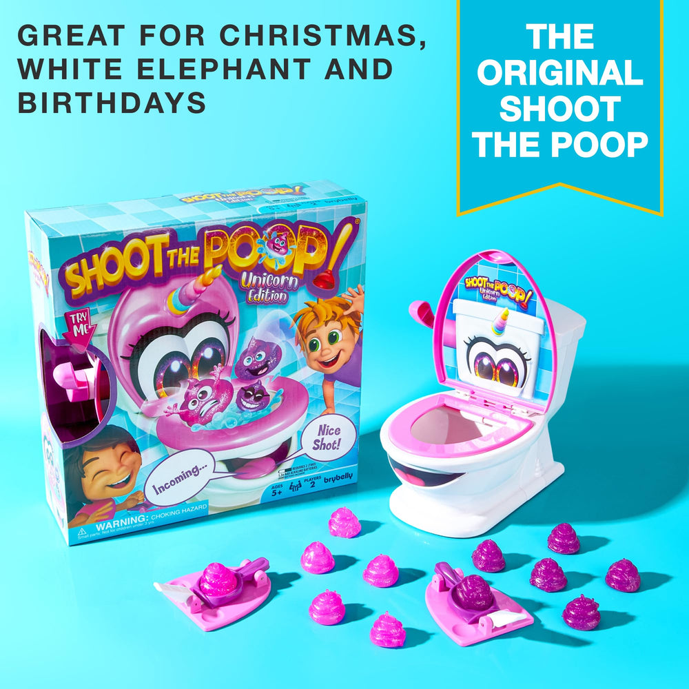 Brybelly glitter poop toys sparkle during fast-paced rounds for fun