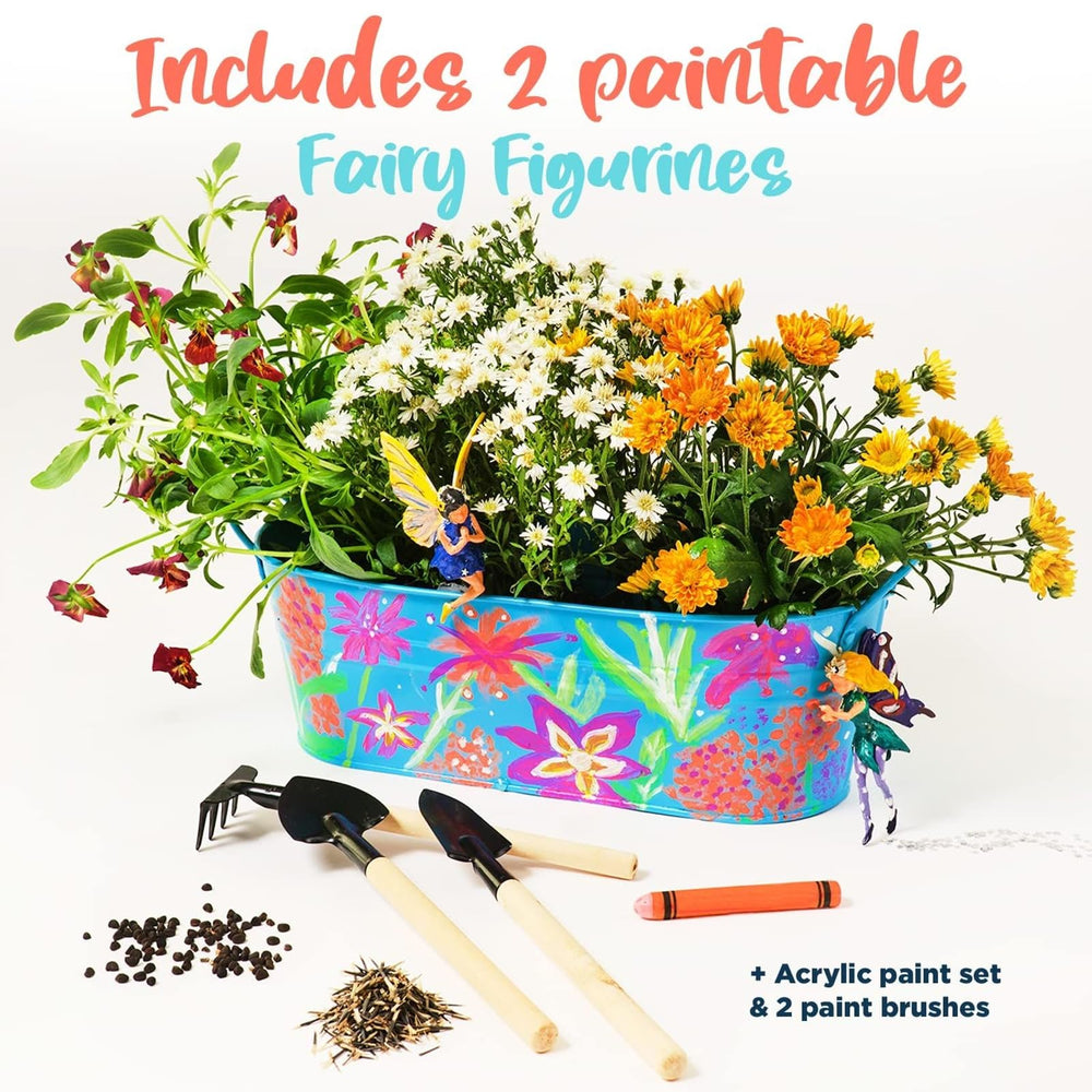 BRYTE Unicorn Terrarium Kit fairy lights on add magical ambience.
