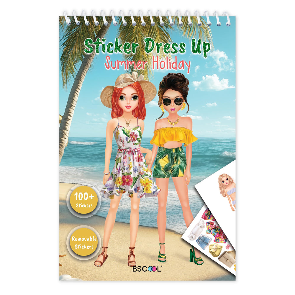 BSCOOL sticker dress-up beach stickers for colorful summer outfits on the go