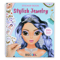 BSCOOL Sticker Fashion Design Book cover inviting kids to start stylish creativity on the go.