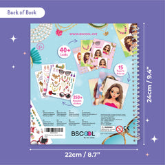 BSCOOL Sticker Metallic Gems sparkle while kids curate shimmering accessories.