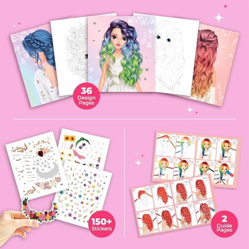 BSCOOL sticker sheets provide 100+ outfits to mix and match for creative styling ideas.