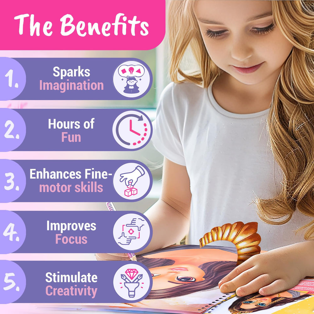 BSCOOL Sticker Styling Pages encourage kids to mix looks and express style creatively.