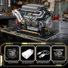 BseSparklion W16 engine gift packaging highlights a tech-inspired gift idea
