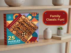 BSIRI portable wood brain puzzle for travel and focus.