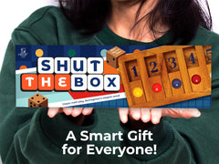 BSIRI Shut The Box gift-ready decor on a desk or coffee table.
