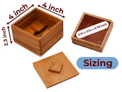 BSIRI Treasure Riddle Box wood craftsmanship detail highlights quality