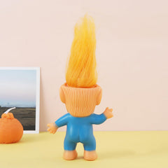 BSMTEBN Trump Troll Doll wild hair detail for shelf appeal