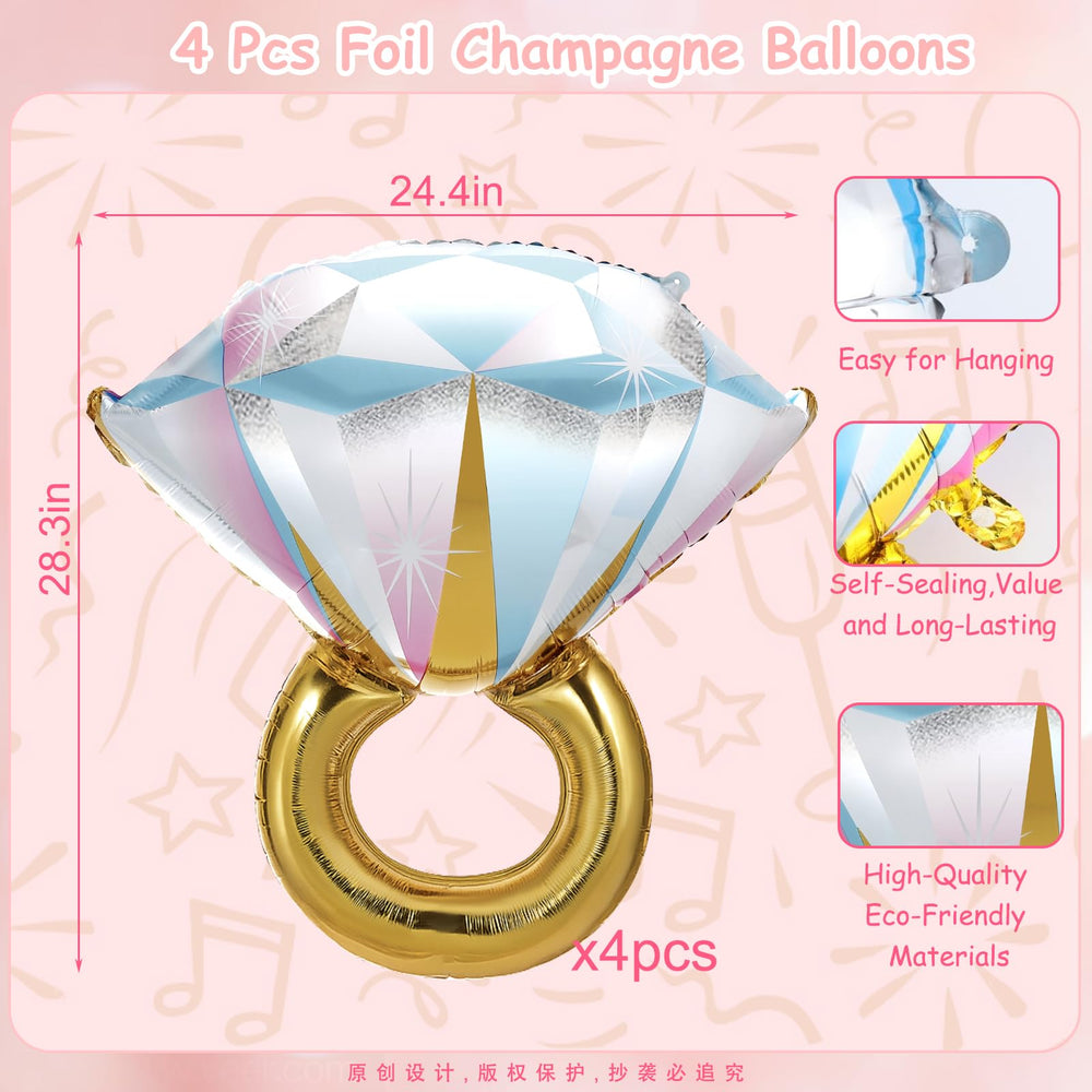 BSRESIN anniversary party balloons—durable foil design for extended celebrations.
