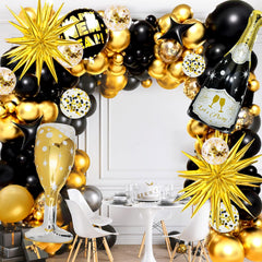 BSRESIN balloon garland assembly showing easy DIY styling