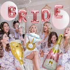 BSRESIN Ring balloon 28in enhances bachelorette party decor.