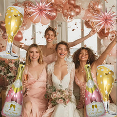 BSRESIN rose gold 10-inch balloons create striking focal points