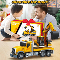Bstoyder kids build stories with this imaginative truck playset