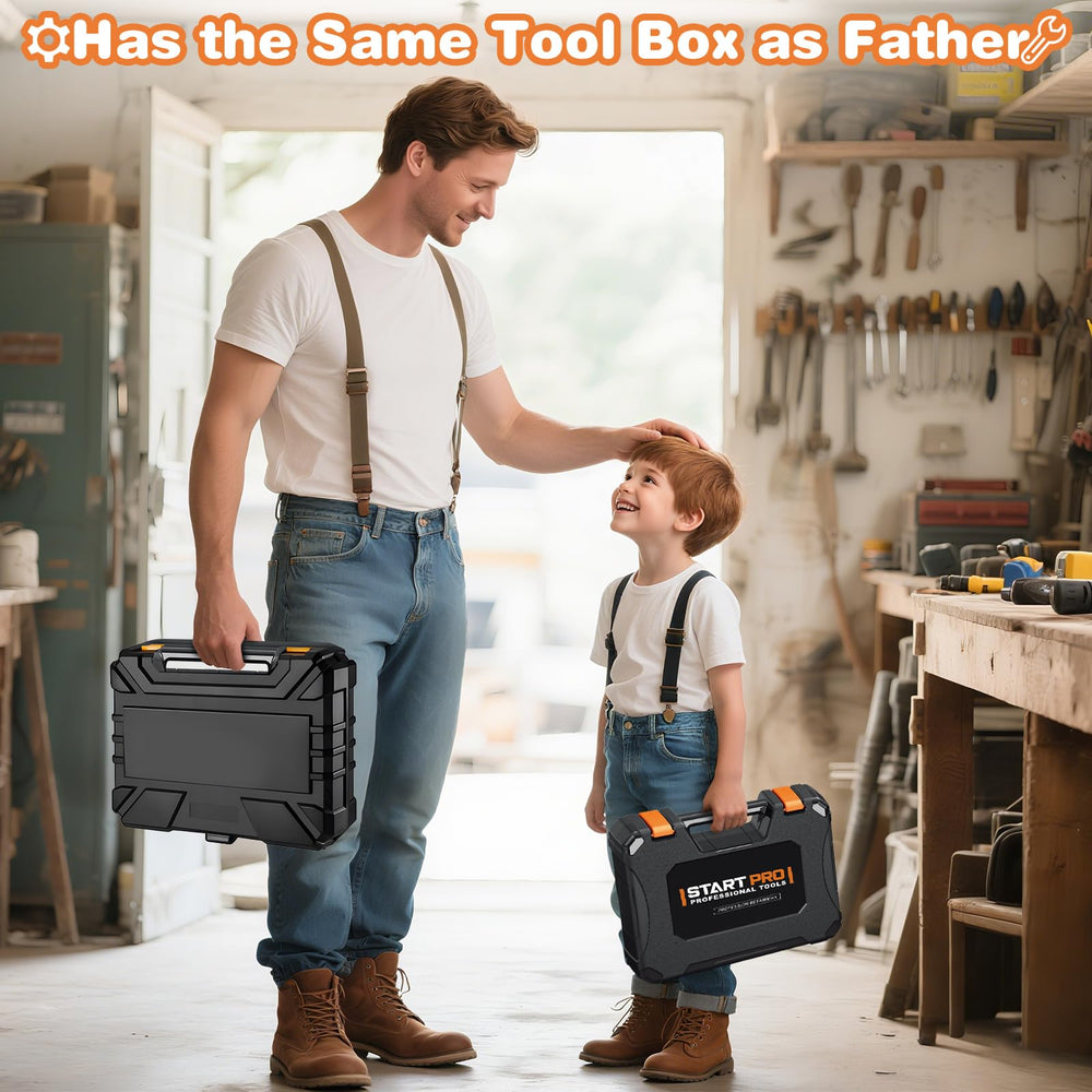 Bstoyder toy drill with bits for immersive pretend play.