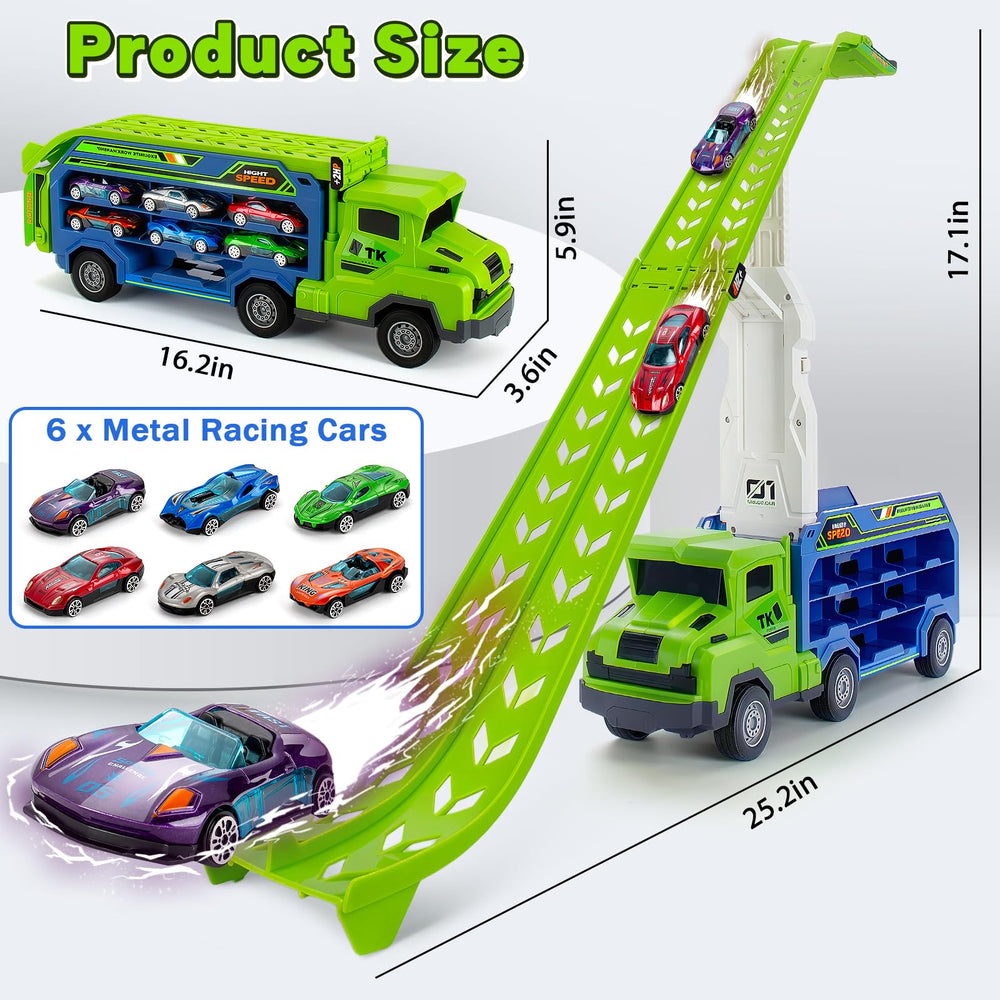 Bstoyder all-in-one playset sparks imagination and storytelling during pretend races.