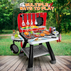 BSTOYDER safe ABS construction with water vapor smoke ensures gentle pretend cooking.