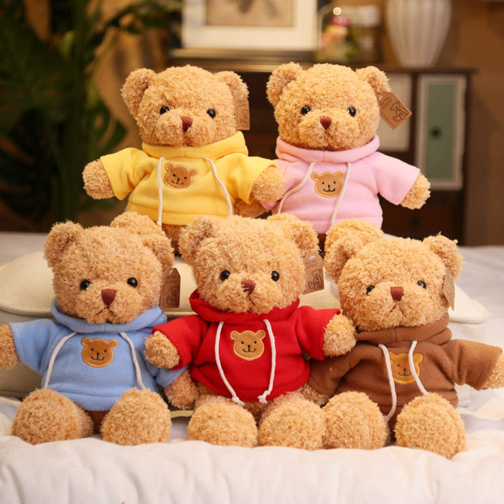 BSVOME teddy bear close-up showing soft plush fabric and friendly face