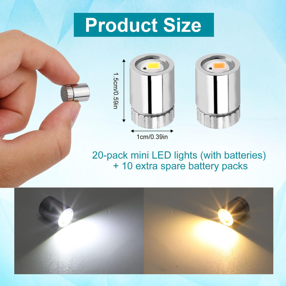 BTFO mini LED light with silver plastic shell adds sleek glow