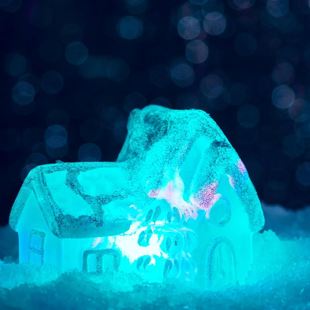 BTFO miniature light glow enhances paper crafts and holiday displays.