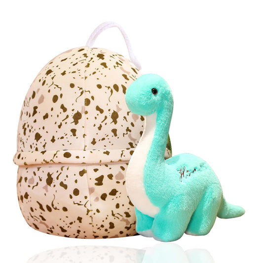 BUALR dinosaur egg reveal plush invites imaginative play and cuddling.