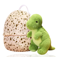 BUALR dinosaur egg unboxing reveals a soft hatchling plush for imaginative play.
