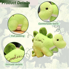 BUALR Brachiosaurus plush close-up, long neck ideal for pretend adventures