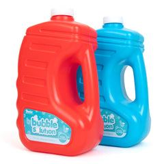 Bubble Play Darice 128oz bottle pour for easy refills and longer bubble sessions.